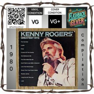 KENNY ROGERS•Greatest Hits•Liberty (#L00-1072)•Compilation, Stereo
